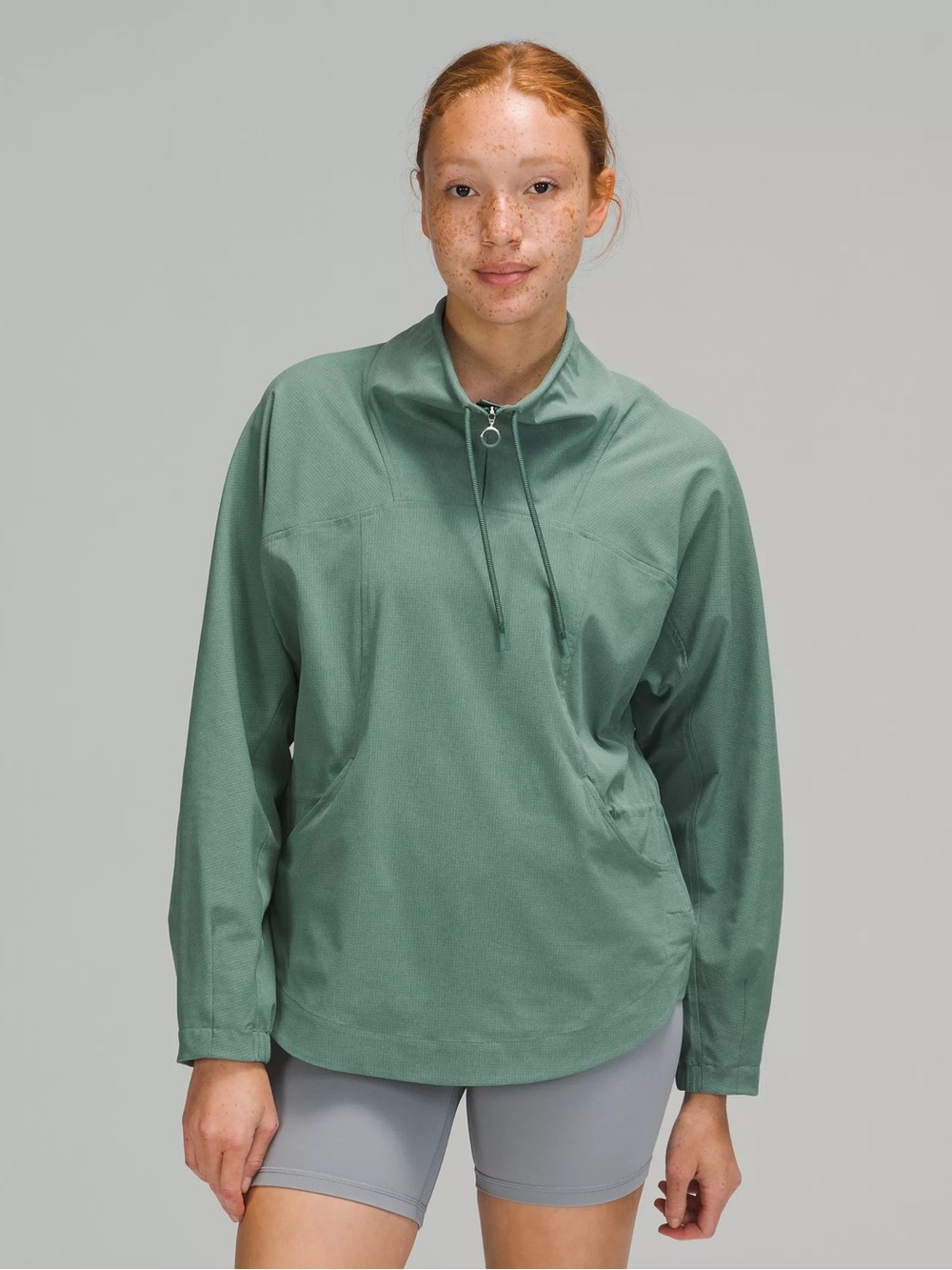 Lululemon Sage Green Half-Zip Pullover